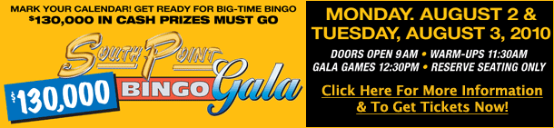 August Bingo Gala
