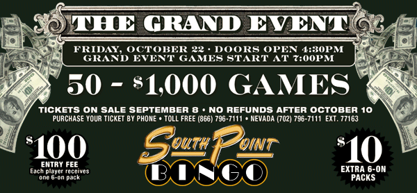 South Point Bingo Gala
