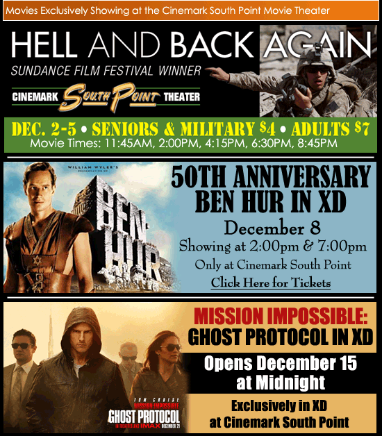 Movies Exclusively Showing at the Cinemark South Point Movie Theater